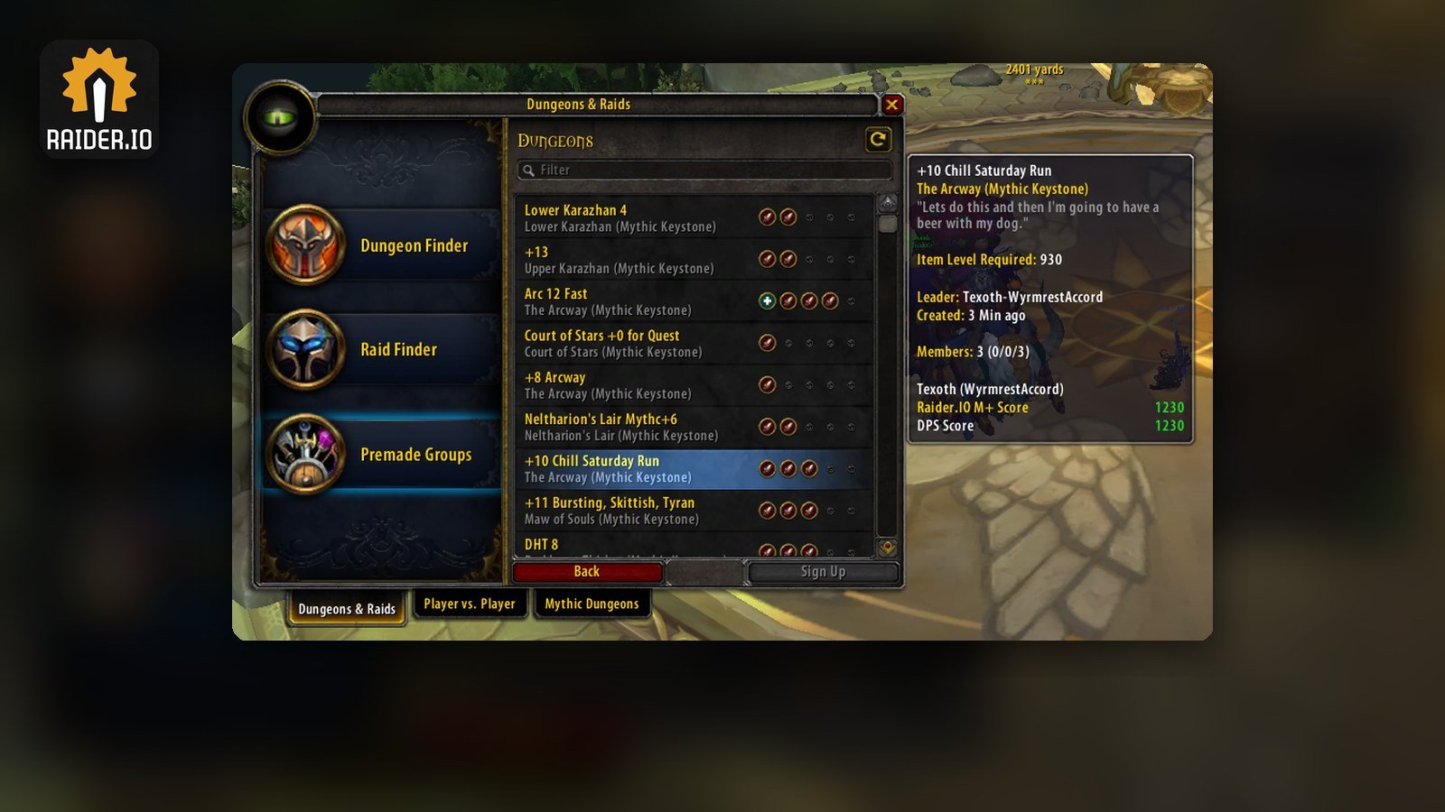 Raider.IO Addonu: Mythic+ Puanları ve Raid İlerlemesi Oyun İçinde