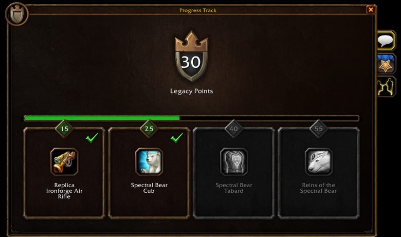 Legacy perk örnekleri