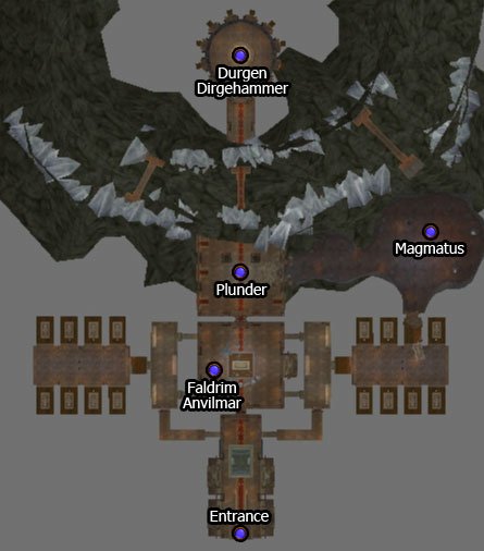 Hall of Thanes haritası ve boss konumları