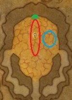 Doğru pozisyon: yeşil tank, kırmızı Onyxia, mavi raid